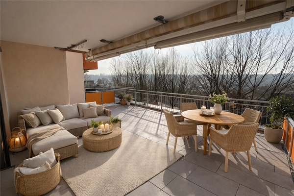 Terrasse - virtually staged
