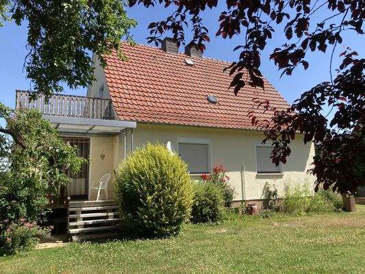 Blick aufs Haus von Süden