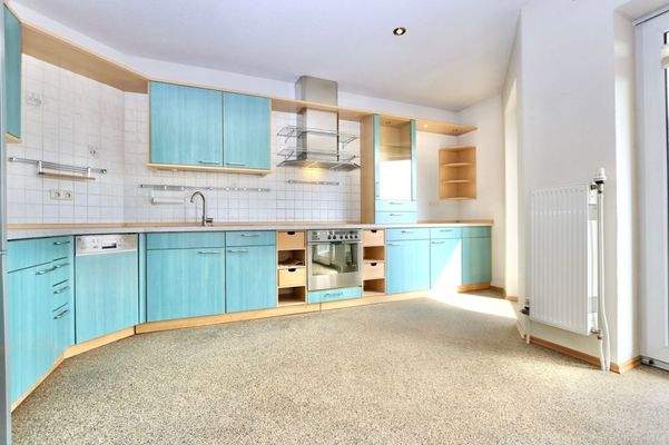 Der großzügige Küchenbereich