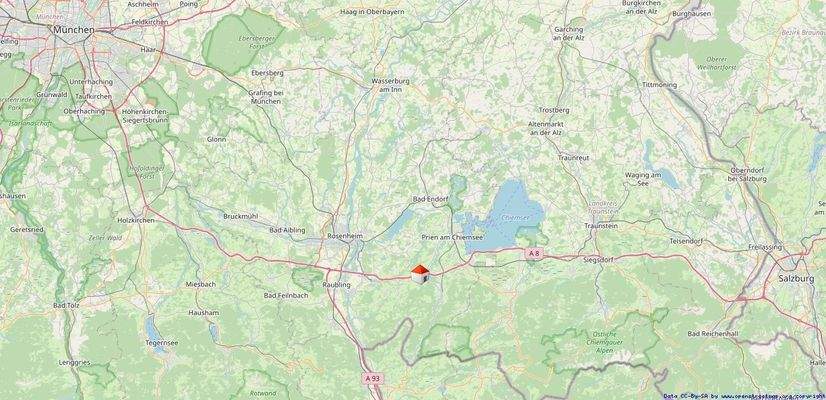 zwischen München und Salzburg