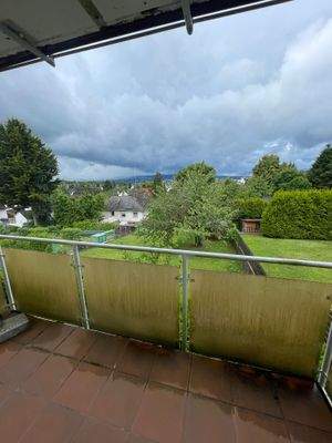 Blick vom Balkon. EG