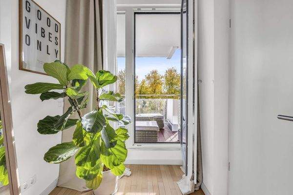 Austritt zum Loungebereich