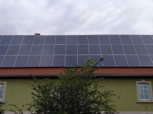 Photovoltaik-Anlage auf dem Wohnhaus