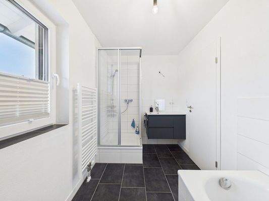 Badezimmer im Obergeschoss