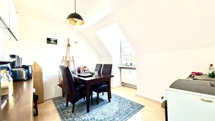 Küche im Dachgeschoss