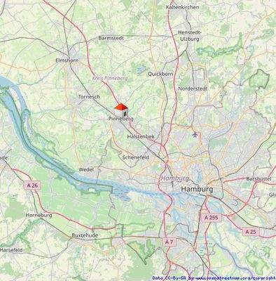 Lageplan Hamburg