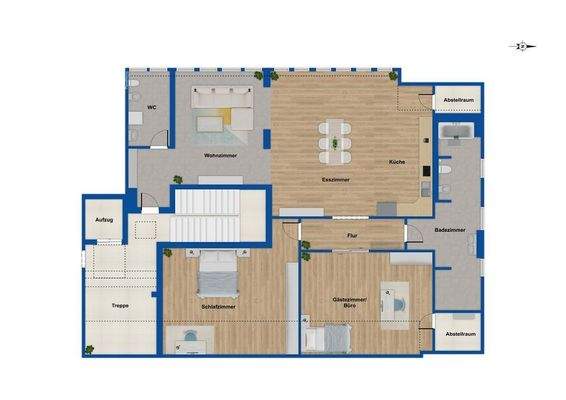 Grundriss - Dachgeschoss