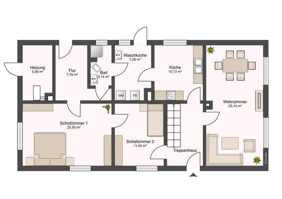 Grundriss Erdgeschoss 1