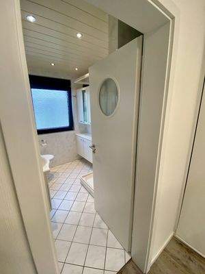 Blick in das Badezimmer