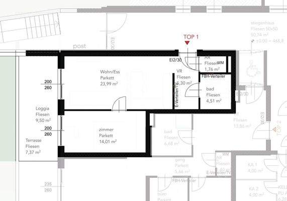 Grundriss Top 1
