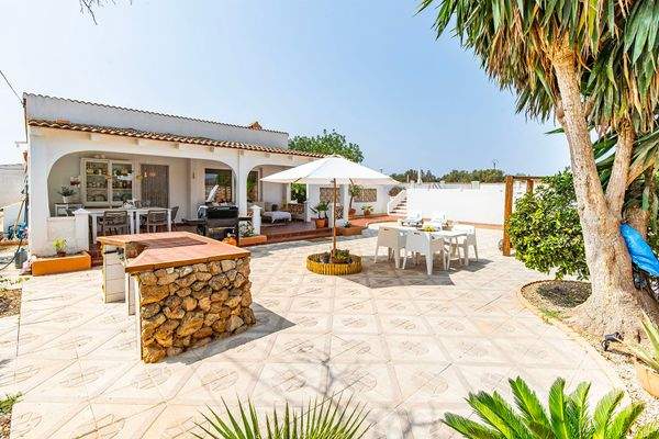 Grillbereich auf der Terrasse