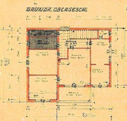 Grundriss Obergeschoss Haus 2