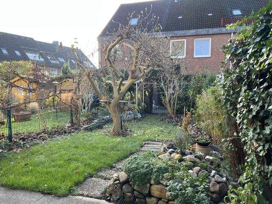 Garten in Westausrichtung