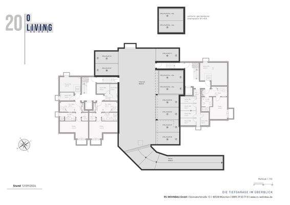 Tiefgarage mit Einzelstellplatz