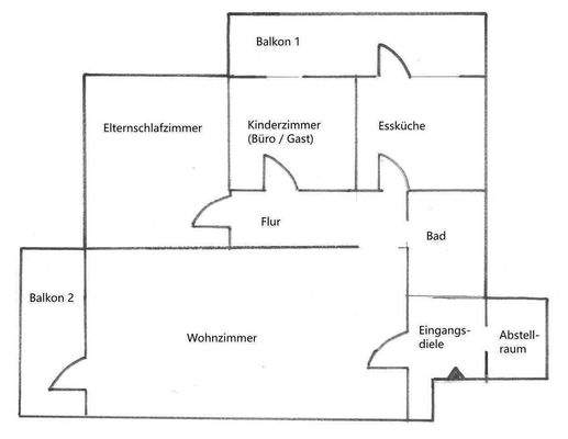 Wohnungsgrundriss