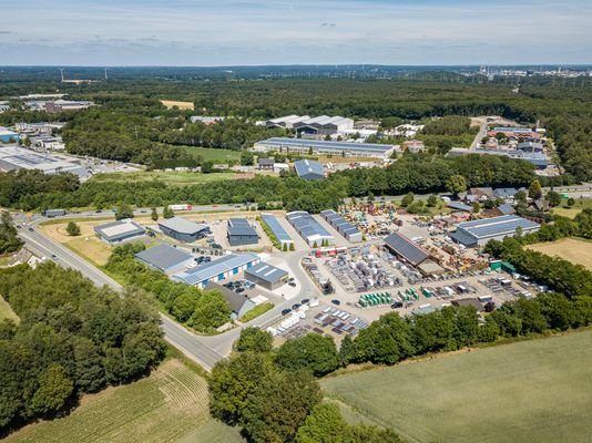 Luftaufnahme Gewerbegebiet