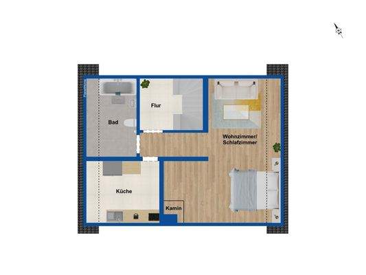 Grundriss Dachgeschoss