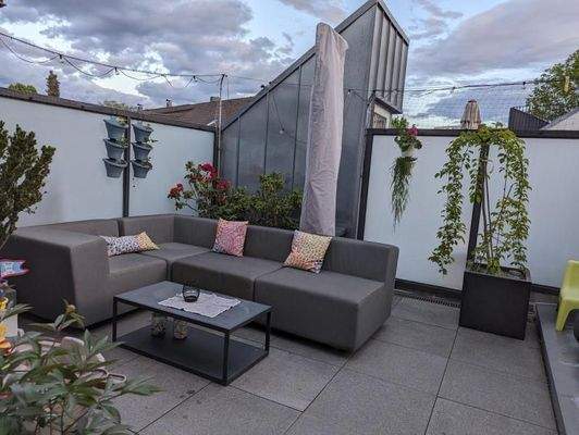ca. 22 m² Dachterrasse