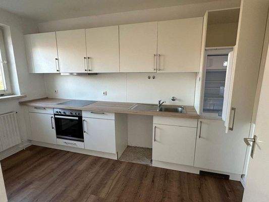 Der moderne Küchenbereich