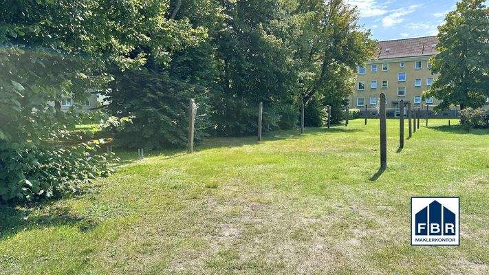 Hof hinter der Immobilie