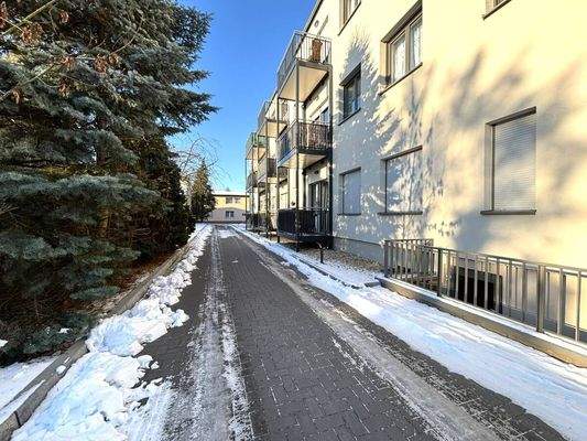 Zufahrt Stellplatzanlage