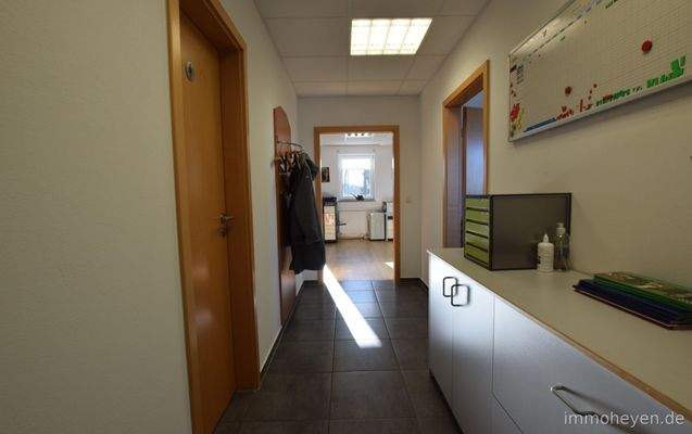 Flur im Gebäude 2 im 2. Obergeschoss