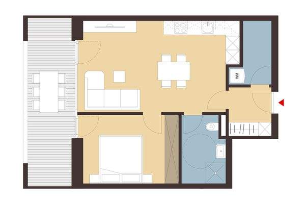 Weidenweg,Dornbirn-Grundriss Whg 12