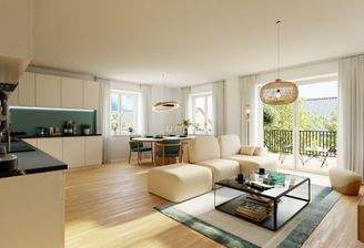 Der Wohn- und Essbereich