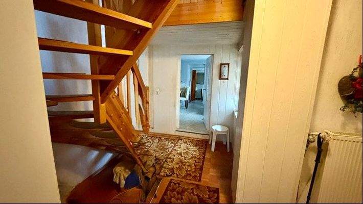 Blick vom Flur in die Küche