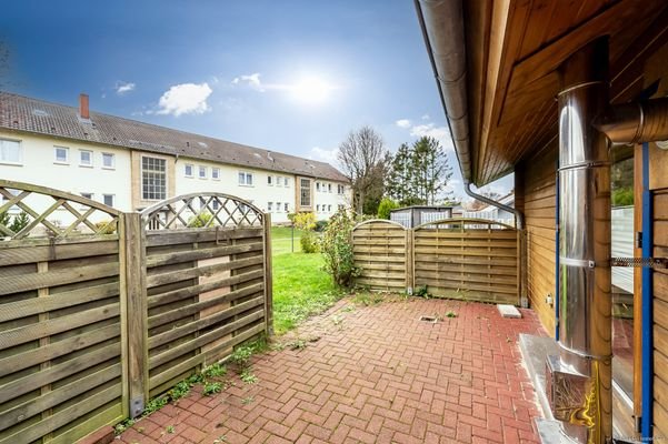 Terrasse vor dem Wohnzimmer