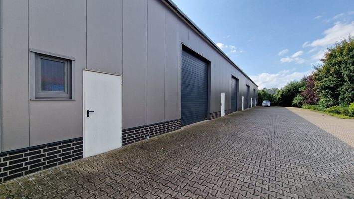 Hofansicht der Halle