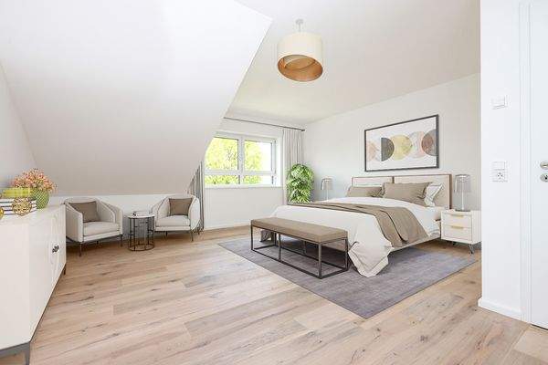 Schlafzimmer im DG