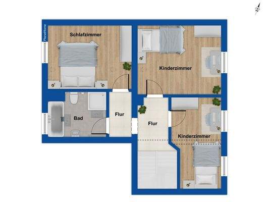 Grundriss Obergeschoss