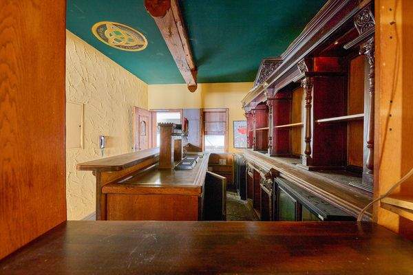 Theke in der Gaststube