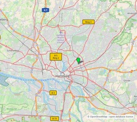 Lage in Hamburg