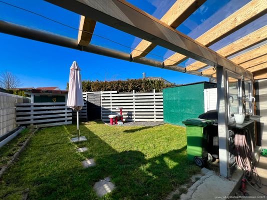 Terrasse und Garten