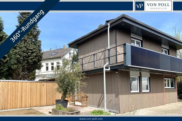 Modernes Haus direkt an der Elbe