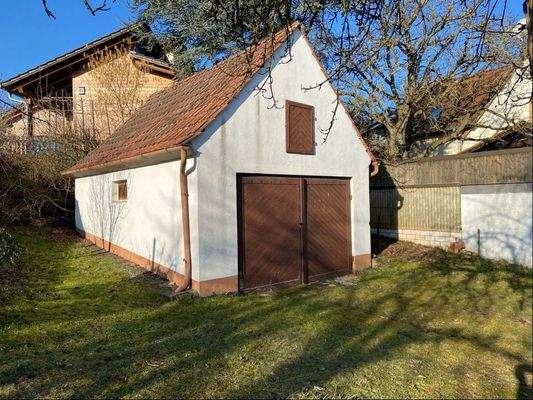 Garage auf sep. Grundstück