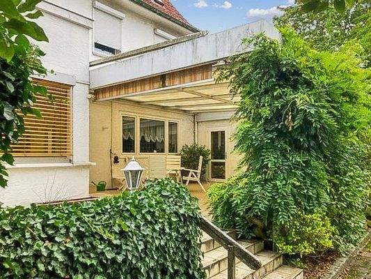 Rückansicht Terrasse