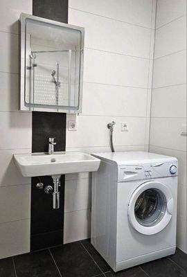 Bad inkl. Waschmaschine