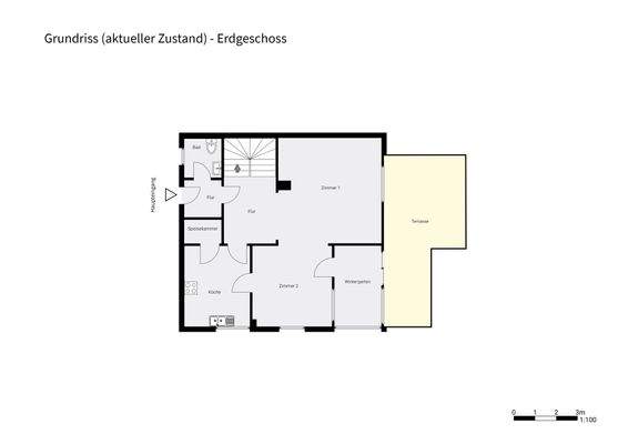 Grundriss - aktueller Zustand EG