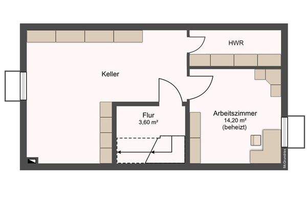 Grundriss Untergeschoss