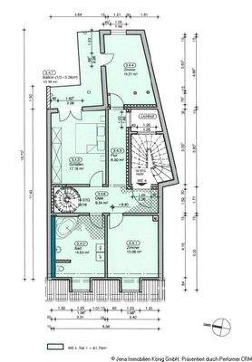 Grundriss Dachgeschoss erste Ebene