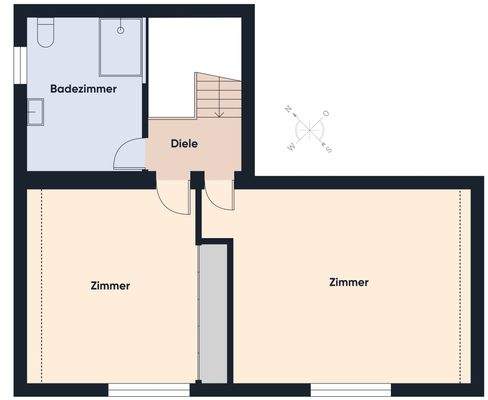 Grundriss ohne Maßstab - OG