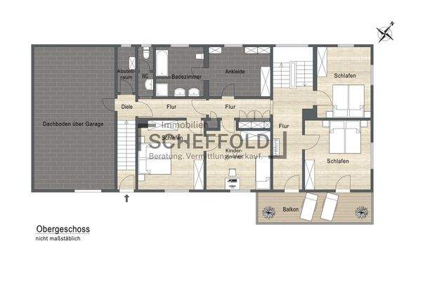 Grundriss Obergeschoss