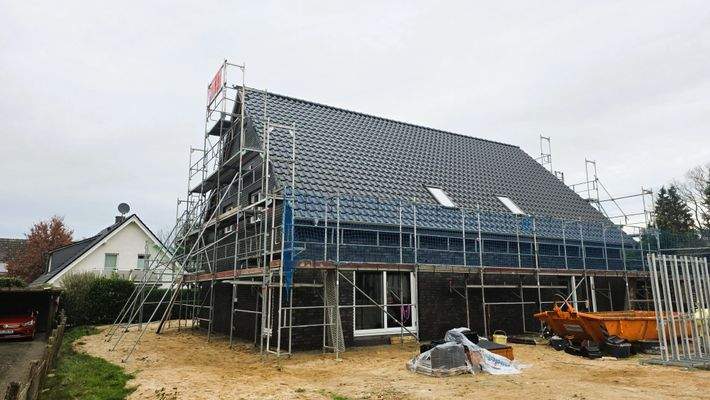 Das Gerüst fällt bald