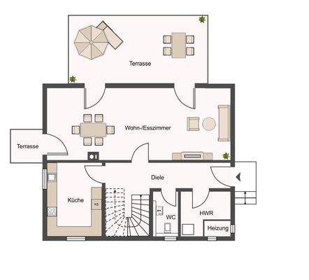 Grundriss Erdgeschoss