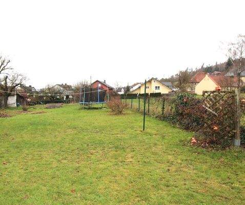 Ansicht Garten im Winter