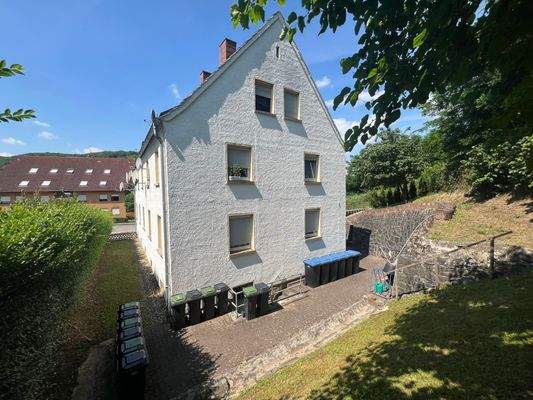 Rückansicht von Haus