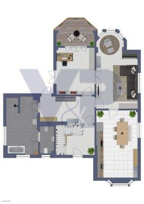 Grundriss EG (ohne Schlafzimmer)